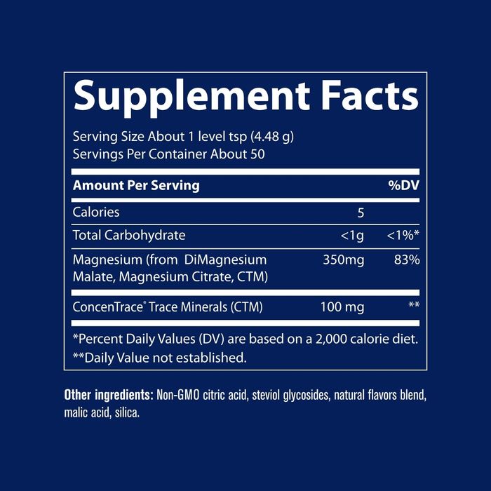 Trace Minerals Stress-X Magnesium Pulver Sitron Lime