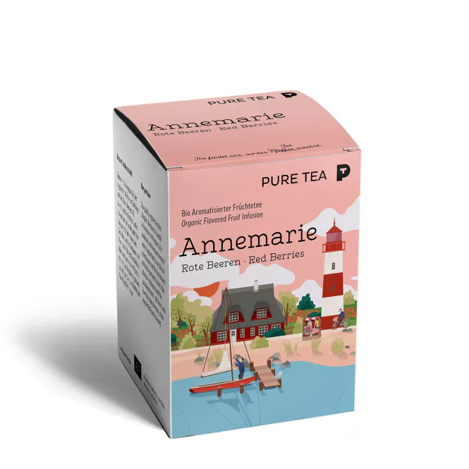 Hovedbilde Pure Tea Annemarie Red Berries Økologisk urte te