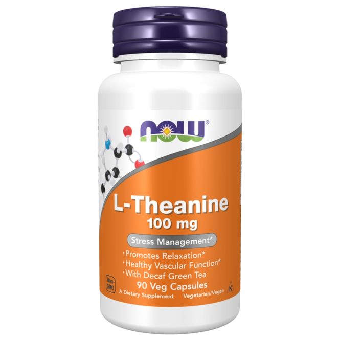 Hovedbilde NOW L-Theanine 100mg