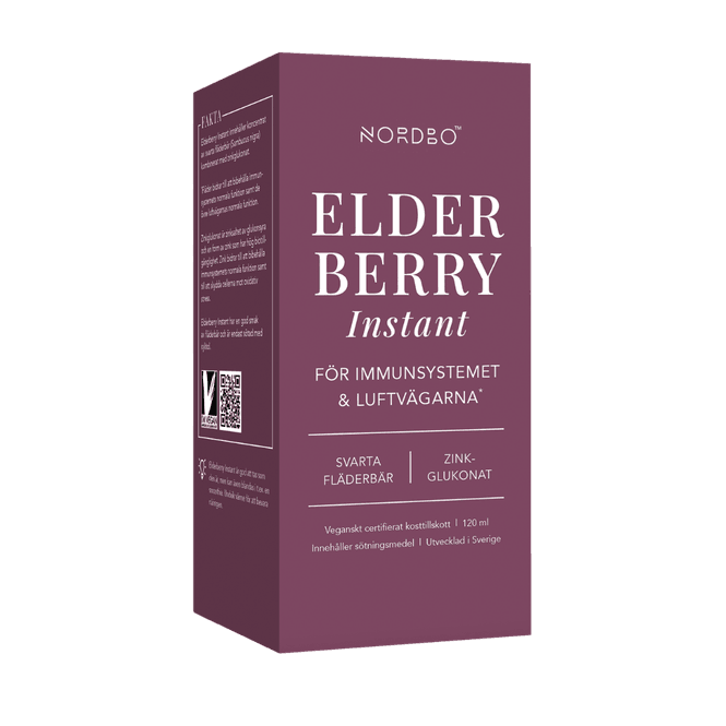 Hovedbilde NORDBO Elderberry Instant 120ml