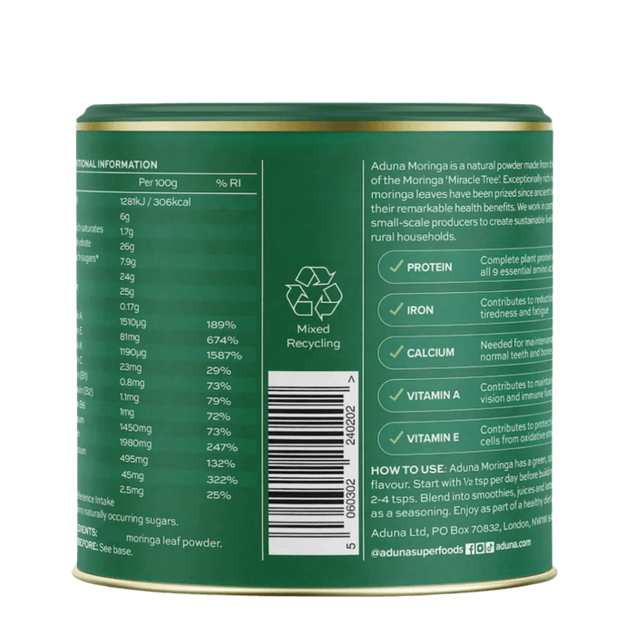 Aduna Moringa Superleaf Powder 100g