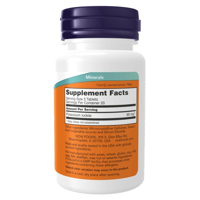 NOW Kaliumjodid Tabletter