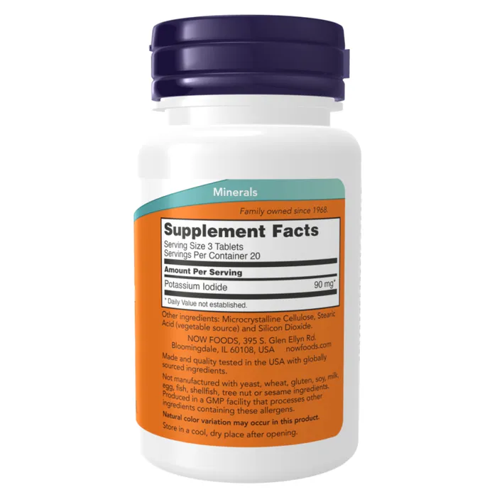 NOW Kaliumjodid Tabletter