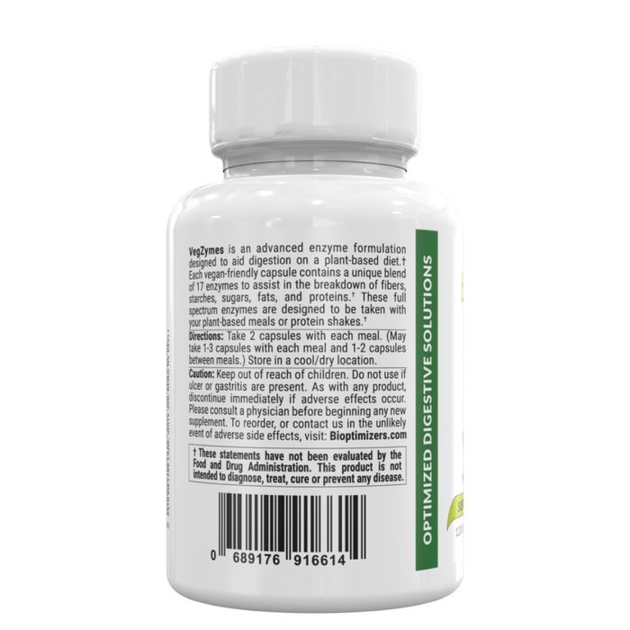 BiOptimizers VegZymes enzymer