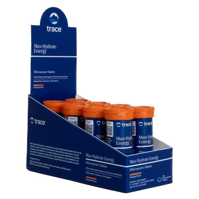 Trace Minerals Maks Hydrering Energi Brusetabletter 8pk