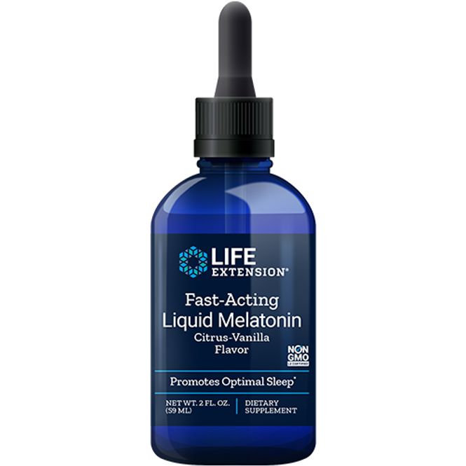 Hovedbilde Life Extension Hurtigvirkende Flytende Melatonin