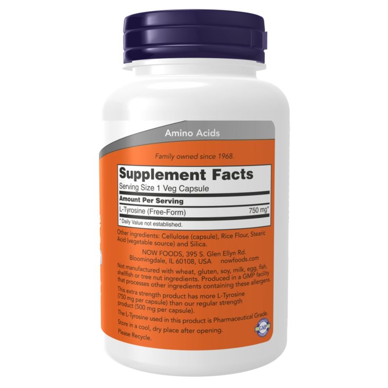 NOW L-Tyrosine 750mg