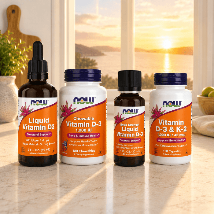 NOW Vitamin D3 - 1000 IU Tyggetabletter