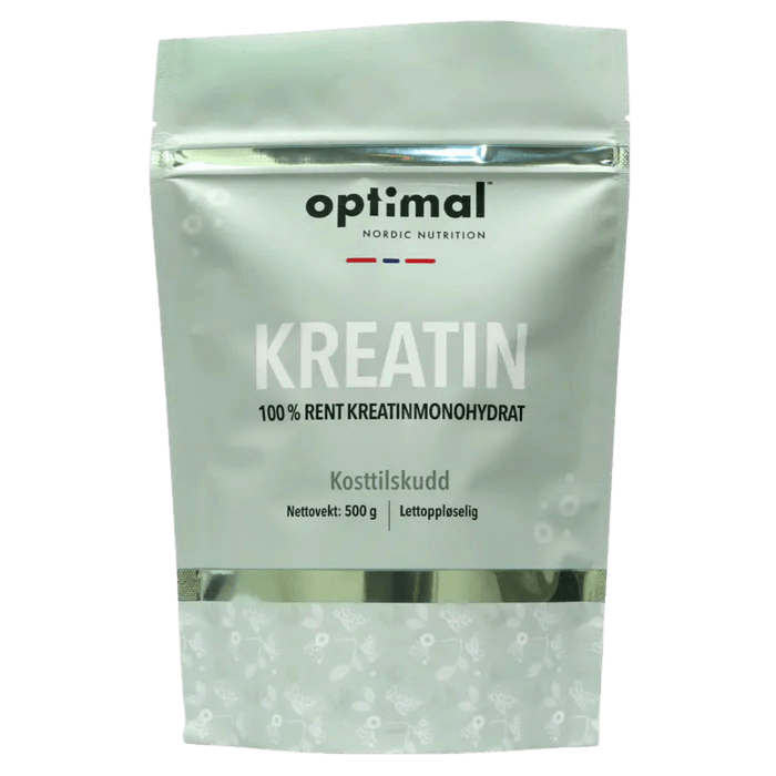 100% rent kreatin monohydrat fra Optimal Nordic Nutrition