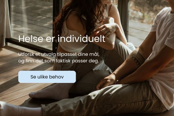 Utforsk et utvalg tilpasset dine mål – og finn det som faktisk passer deg.