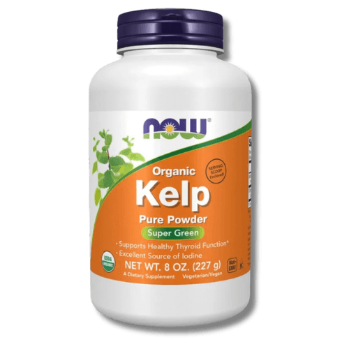 Boks med tarepulver fra NOW Foods