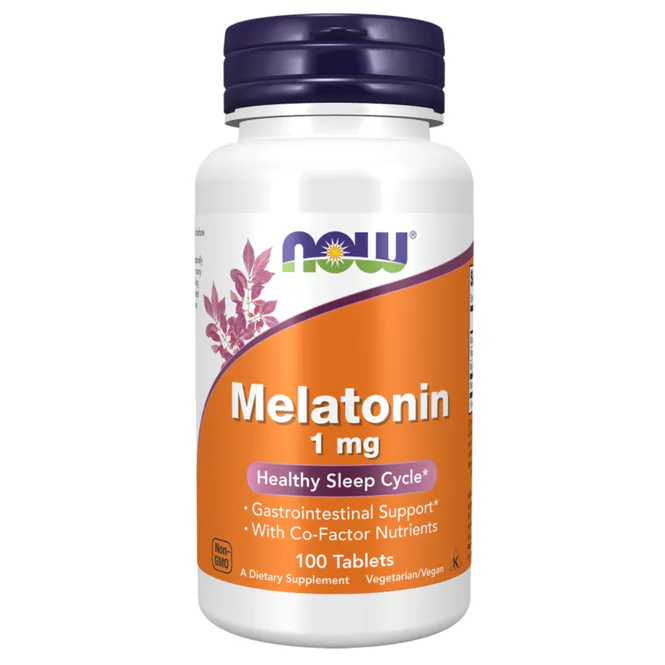 Hovedbilde NOW Melatonin 1mg