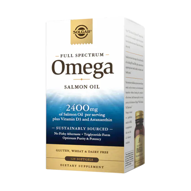 Hovedbilde Solgar Full Spektrum Omega Salmon Oil