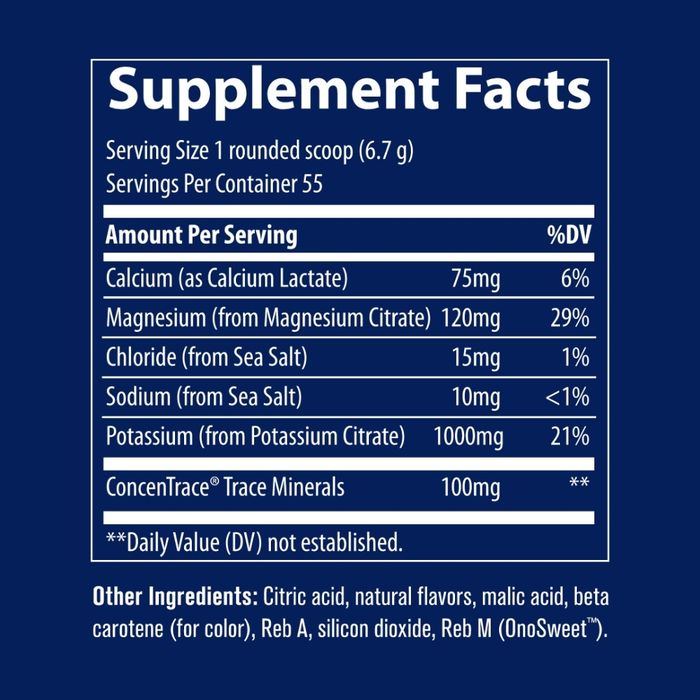 Trace Minerals Keto Elektrolyttpulver Appelsin